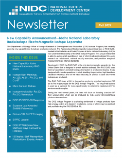 Newsletters | NIDC: National Isotope Development Center